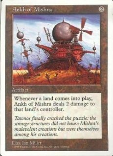 MTG ミシュラのアンク / Ankh of Mishra 4ED 黒枠 韓国語 70726f647563742f356564616d722e