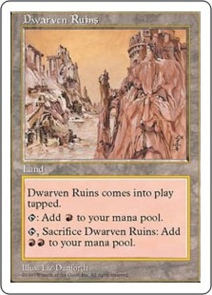 画像1: 【5ED】《ドワーフ都市の廃墟/Dwarven Ruins》【U】 (1)