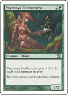 新緑の女魔術師/Verduran Enchantress》[5ED] 緑R | 日本最大級 MTG