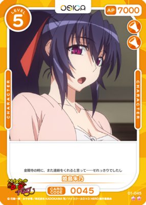 OSC-DD】姫島 朱乃※直筆サインカード（伊藤静 さん）※ #3467 - PROJECT