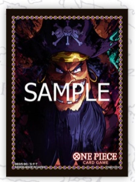 画像1:  ※公認店限定商品※  ONE PIECEカードゲーム  カードスリーブ 公認店エディション vol.3「マーシャル・D・ティーチ」（70枚入り）    (1)