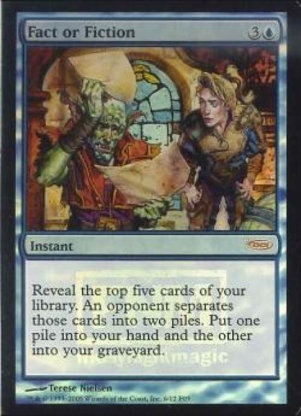 画像1: ※特価※【MTG/FNMPR】※Foil※《嘘か真か/Fact or Fiction》【U】 (1)