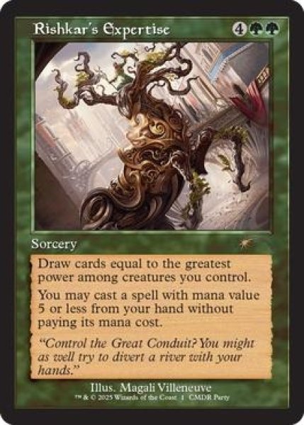 画像1: 【PRM】《リシュカーの巧技/Rishkar's Expertise》【R】 (1)