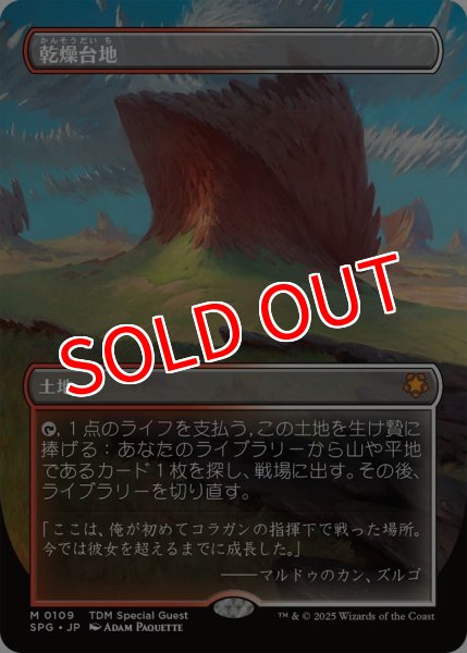 画像1: 【TDM/SPG】《乾燥台地/Arid Mesa》【M】 (1)