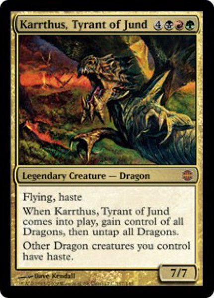 画像1: 【再録カード】※Foil※《ジャンドの暴君、カーサス/Karrthus, Tyrant of Jund》【M】 (1)