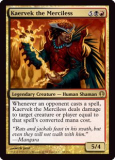 OTJ】※Foil※《懲罰者、ケアヴェク/Kaervek, the Punisher》【R