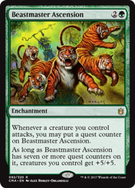 画像1: 【再録カード】《獣使いの昇天/Beastmaster Ascension》【R】 (1)