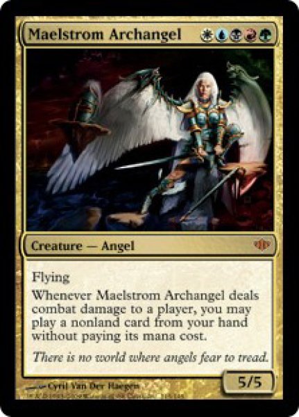 画像1: 【再録カード】《大渦の大天使/Maelstrom Archangel》【M】 (1)