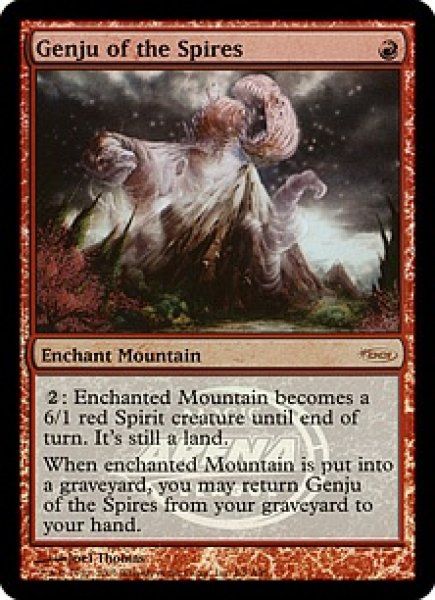 画像1: ※特価※【MTG/PR】※Foil※《尖塔の源獣/Genju of the Spires》(アリーナ)[DCIマーク]  (1)