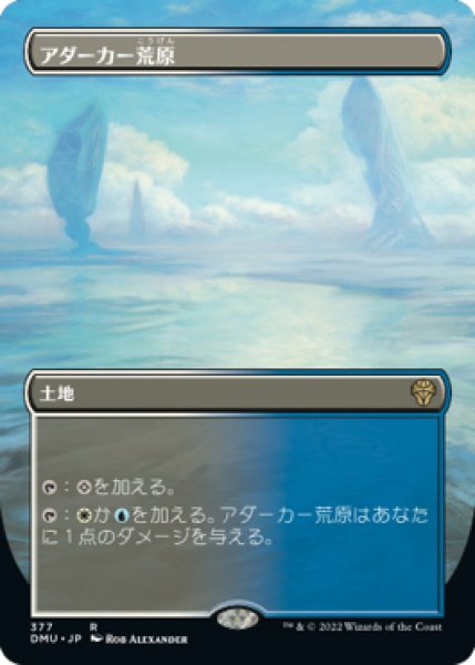 画像1: 【DMU】《アダーカー荒原/Adarkar Wastes》【R】 (1)