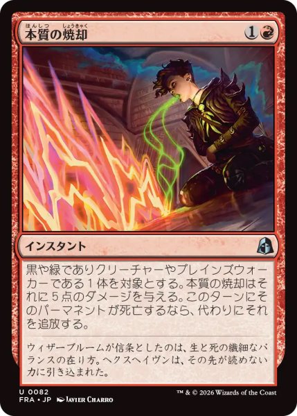 画像1: 【FRA】《本質の焼却/Essence Burn》【U】 (1)