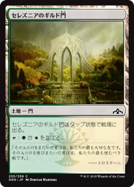 画像1: 【GRN】※Foil※《セレズニアのギルド門/Selesnya Guildgate》【C】 (1)