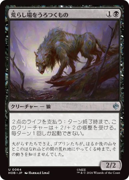 画像1: 【HOB】《荒らし場をうろつくもの/Desolation Prowler》【U】 (1)
