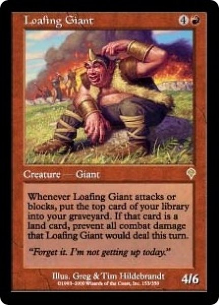画像1: 【INV】※Foil※《ぶらつく巨人/Loafing Giant》【R】 (1)