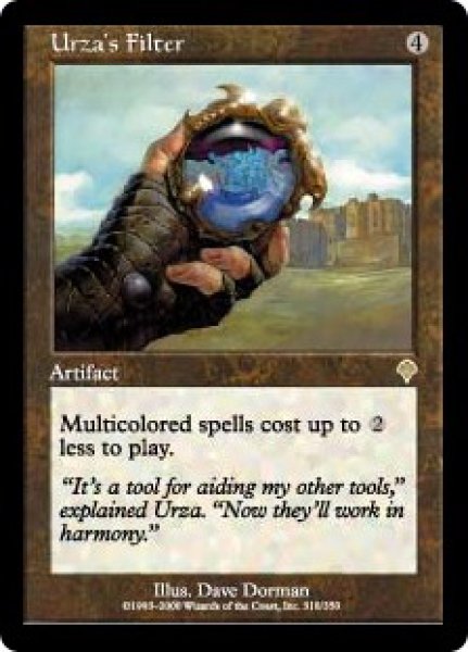 画像1: 【INV】《ウルザのろ過器/Urza's Filter》【R】 (1)