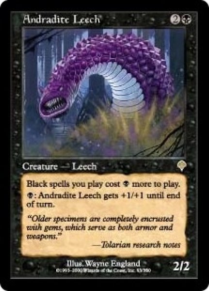 画像1: ※特価※【INV】※Foil※《ざくろ石のヒル/Andradite Leech》【R】 (1)