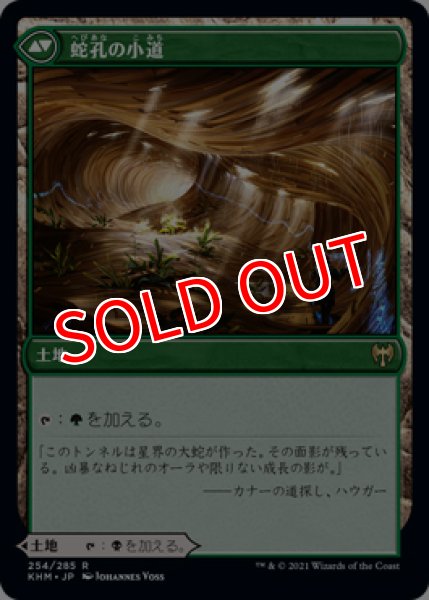 画像2: 【KHM】《闇孔の小道/Darkbore Pathway》《蛇孔の小道/Slitherbore pathway》【R】 (2)