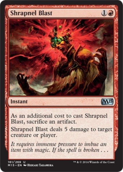 画像2: 【M15】※Foil※《爆片破/Shrapnel Blast》【U】 (2)