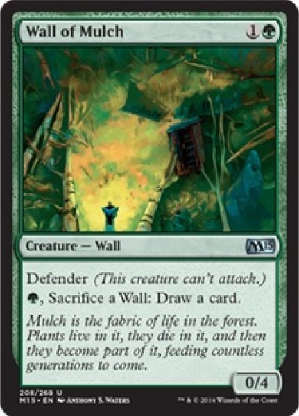 画像1: 【M15】※Foil※《根囲いの壁/Wall of Mulch》【U】 (1)