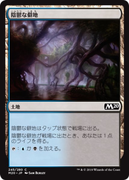 画像1: 【M20】※FOIL※《陰鬱な僻地/Dismal Backwater》【C】 (1)