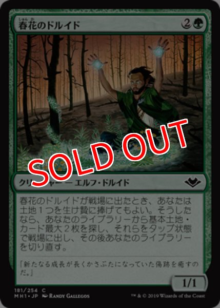 画像1: 【MH1】※FOIL※《春花のドルイド/Springbloom Druid》【C】 (1)