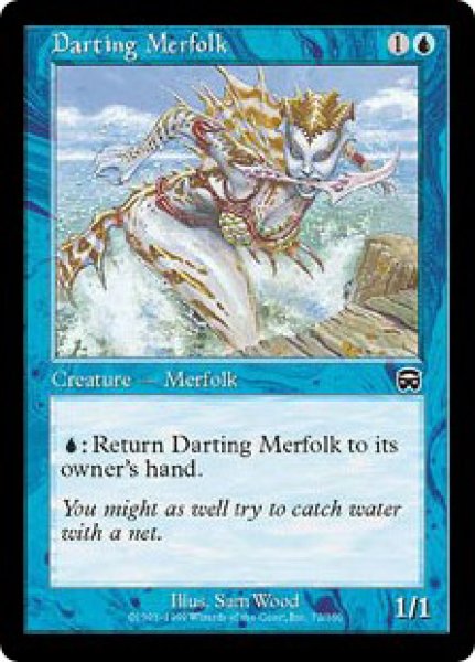 画像1: 【MMQ】《矢のごときマーフォーク/Darting Merfolk》【C】 (1)