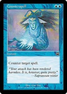 MTG/PR】※Foil※《対抗呪文/Counterspell》（コミック付属カード