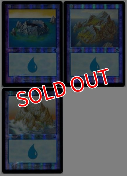 画像1: ※特価※【MMQ】※FOIL※《島/Island》【C】 (1)