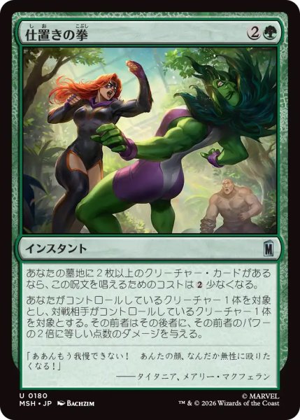 画像1: 【MSH】《仕置きの拳/Punishing Punch》【U】 (1)