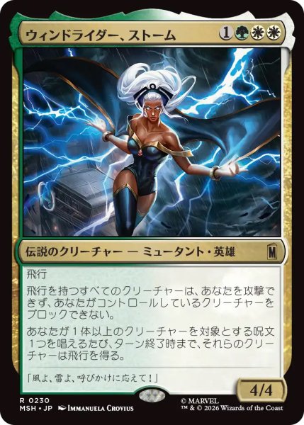 画像1: 【MSH】《ウィンドライダー、ストーム/Storm, Windrider》【R】 (1)