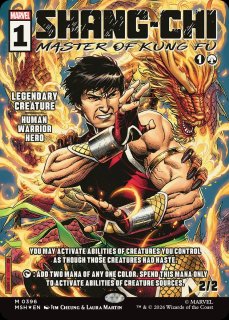 MTG マーベル カンフーの達人、シャン・チー クラシック・コミックfoil MSH】※FOIL※《カンフーの達人、シャン・チー/Shang-Chi, Master of