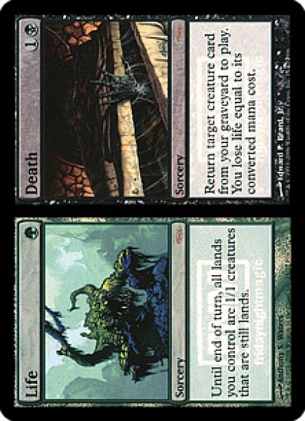 画像1: 【MTG/FNMPR】※Foil※《生+死/Life+Death》 (1)