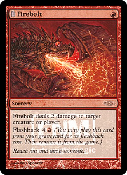 画像1: 【MTG/FNMPR】※Foil※《炎の稲妻/Firebolt》 (1)