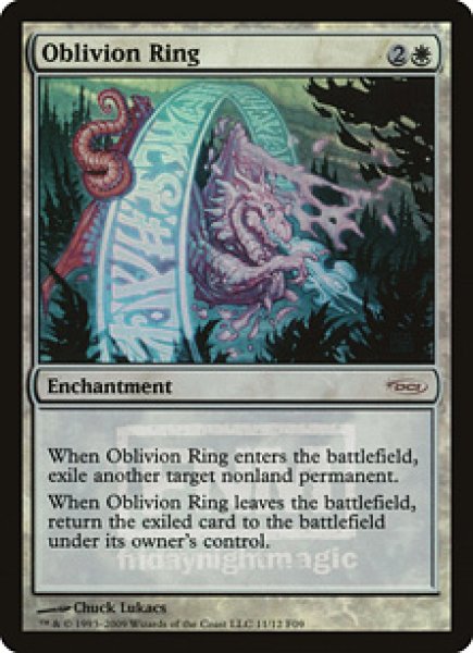 画像1: 【MTG/FNMPR】※Foil※《忘却の輪/Oblivion Ring》 (1)