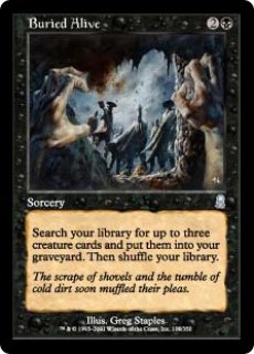 MTG エターナル 【PD3】※Foil※《生き埋め/Buried Alive》【U】