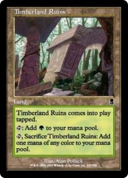 画像1: 【ODY】※Foil※《森林地の廃墟/Timberland Ruins》【C】 (1)