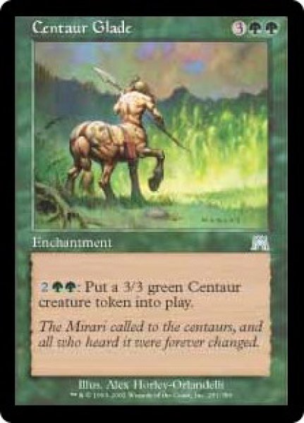 画像1: 【再録カード】《ケンタウルスの地/Centaur Glade》【U】 (1)