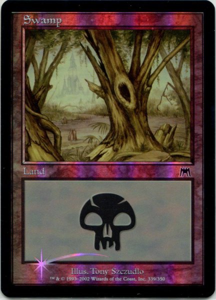 画像2: 【ONS】※FOIL※《沼/Swamp》【C】 (2)