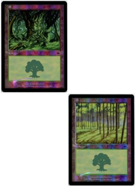 画像1: 【ONS】※FOIL※《森/Forest》【C】 (1)