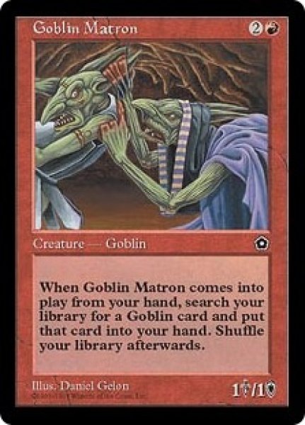 画像1: ※特価※【PO2】《ゴブリンの女看守/Goblin Matron》【C】 (1)