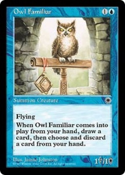 画像1: ※特価※【POR】《使い魔のフクロウ/Owl Familiar》【C】 (1)