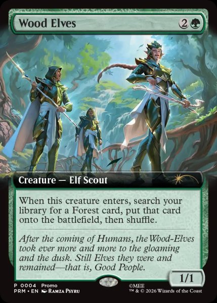 画像1: 【HOB】《ウッド・エルフ/Wood Elves》(スタンダード・ショーダウン)【流星マーク】 (1)