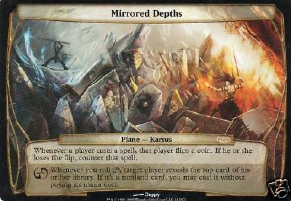 画像1: ※特価※【PRM】Mirrored Depths  (次元カード) (1)