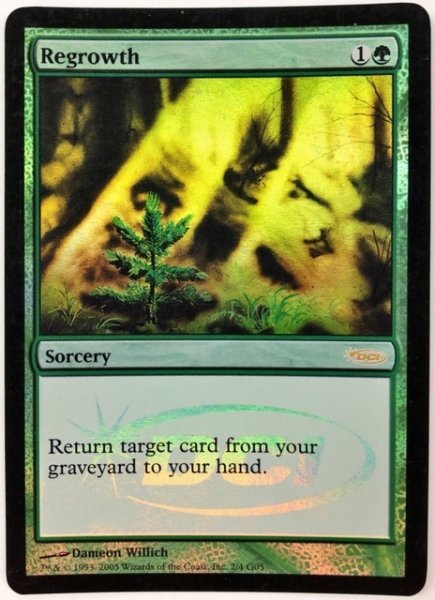 画像1:  ※傷あり SALE品※ 【MTG/PR】※FOIL※《新たな芽吹き/Regrowth》(#4263) (1)