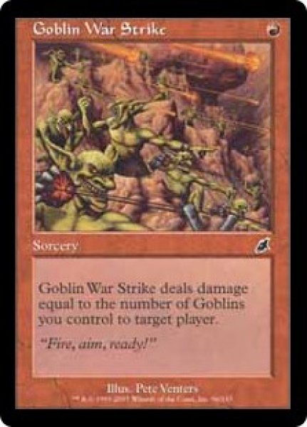 画像1: 【SCG】《ゴブリンの集中攻撃/Goblin War Strike》【C】 (1)