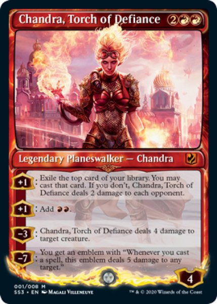 画像1: 【SS3】※Foil※《反逆の先導者、チャンドラ/Chandra, Torch of Defiance》【M】 (1)