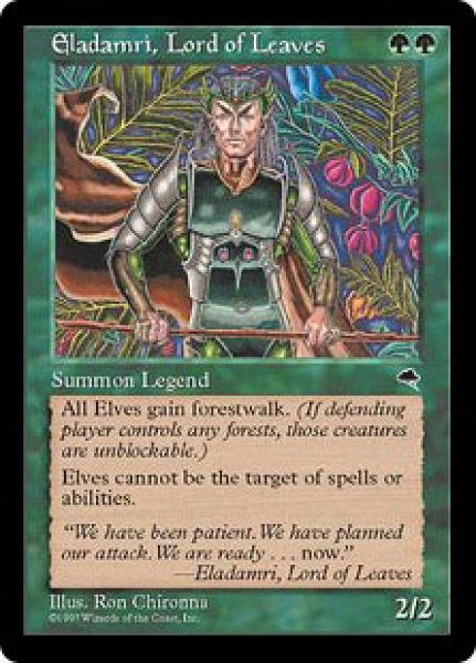 画像1: 【TMP】《葉の王エラダムリー/Eladamri, Lord of Leaves》【R】 (1)