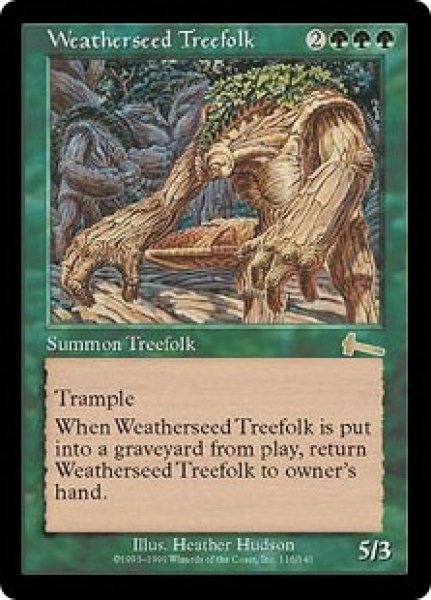 画像1: 【ULG】《ウェザーシード・ツリーフォーク/Weatherseed Treefolk》【R】 (1)