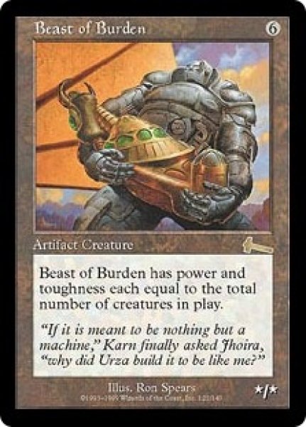 画像1: ※特価※【ULG】※Foil※《役畜/Beast of Burden》【R】 (1)