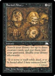 MTG エターナル 【PD3】※Foil※《生き埋め/Buried Alive》【U】